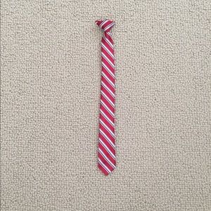 Clip On striped necktie